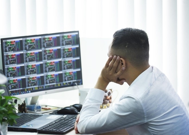 Kết phiên 24/3, VN-Index mất 4,08 điểm, rơi xuống 1.498,26 điểm. (Ảnh: Int)