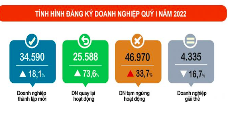 Số doanh nghiệp quay trở lại thị trường tăng mạnh.