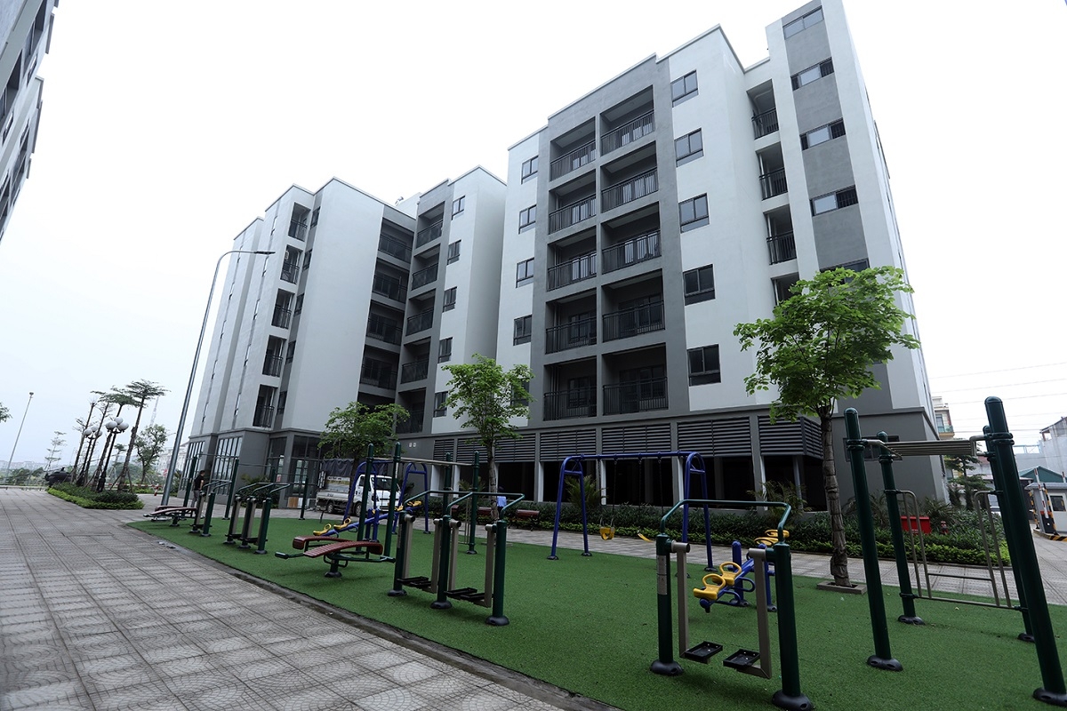 Một dự án nhà ở xã hội tại Mê Linh.