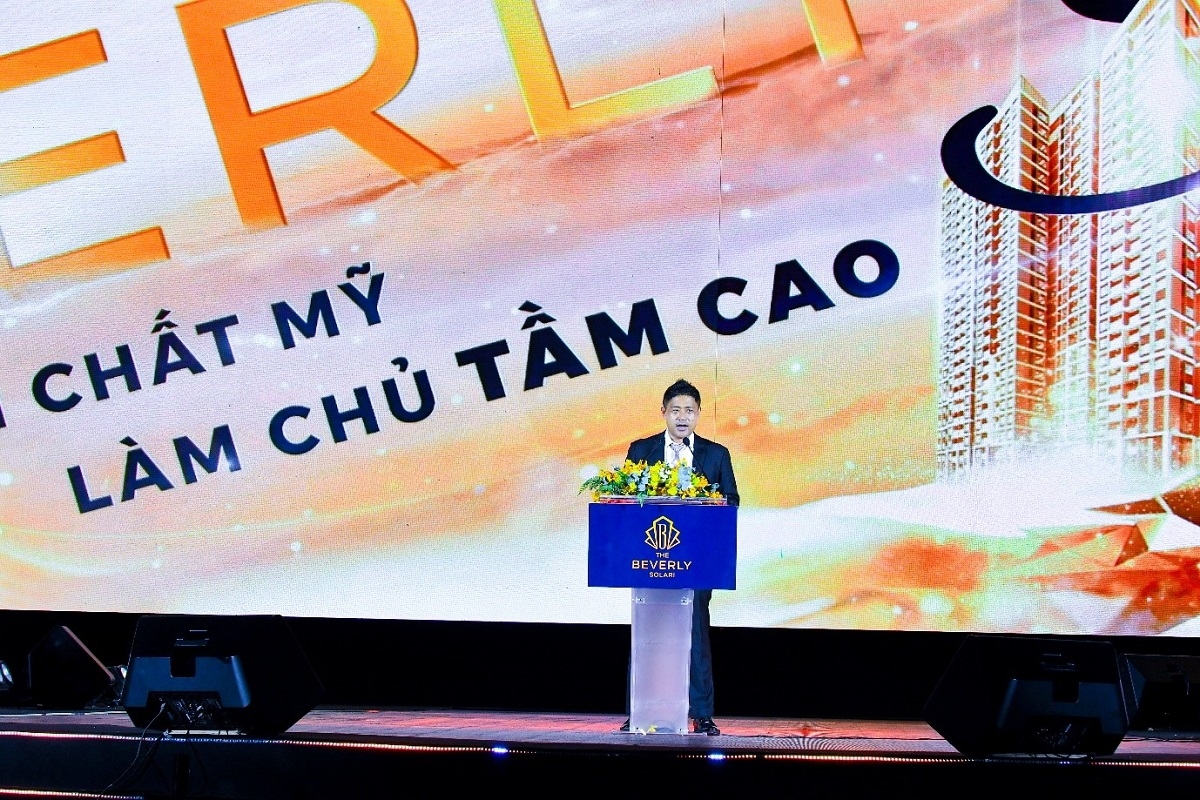 Ông Shinichiro Matsumoto đại diện Mitsubishi Corporation phát biểu tại buổi lễ.