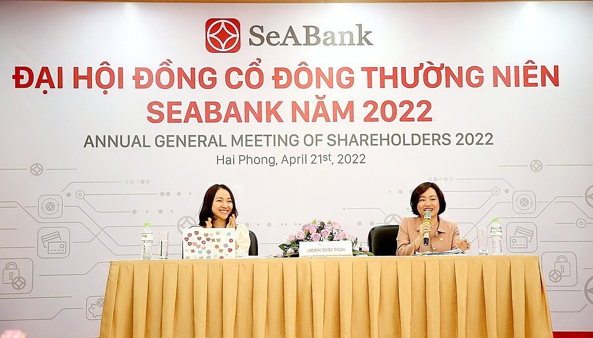 SeABank tổ chức thành công đại hội đồng cổ đông thường niên 2022.
