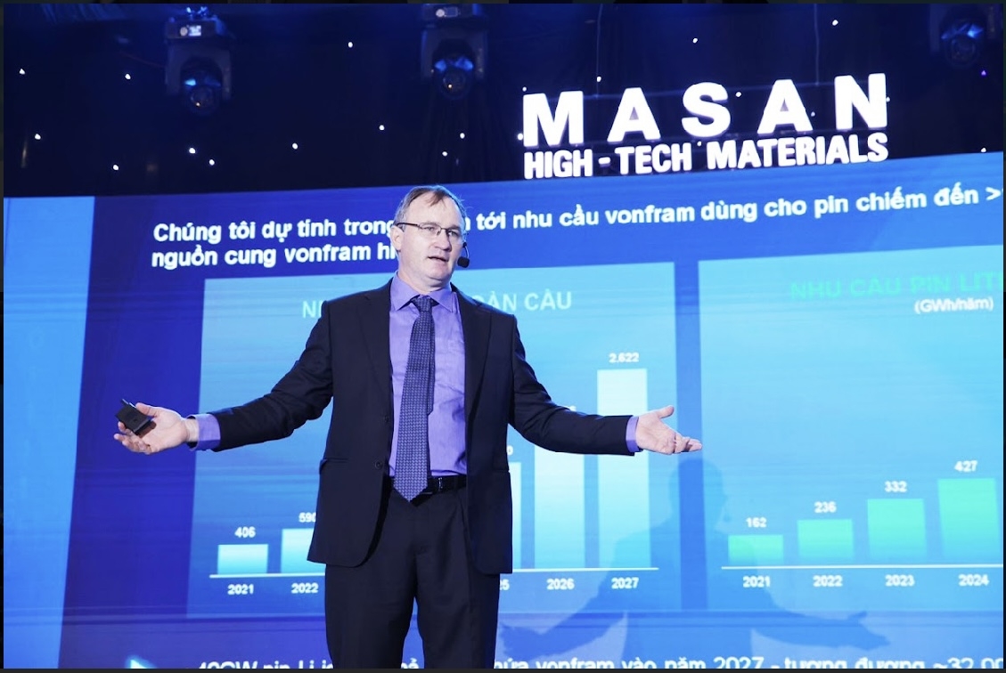 Craig Richard Bradshaw, Tổng Giám đốc Masan High-Tech Materials phát biểu tại sự kiện.