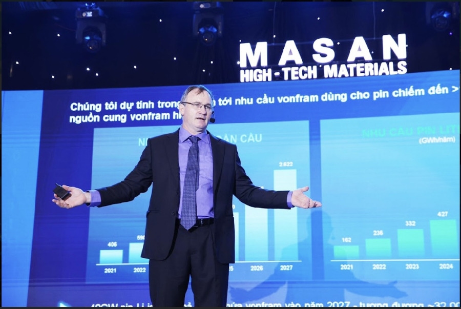 Craig Richard Bradshaw, Tổng Giám đốc Masan High-Tech Materials phát biểu tại sự kiện.