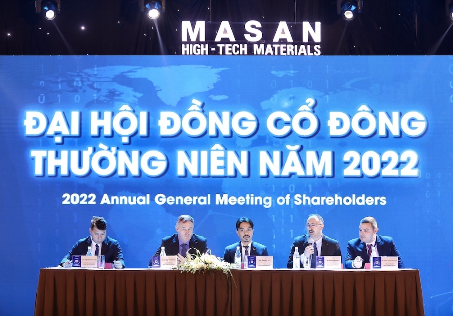 Masan High-Tech Materials tổ chức thành công ĐHĐCĐ thường niên năm 2022 với chủ đề “Tăng trưởng Bền vững”.