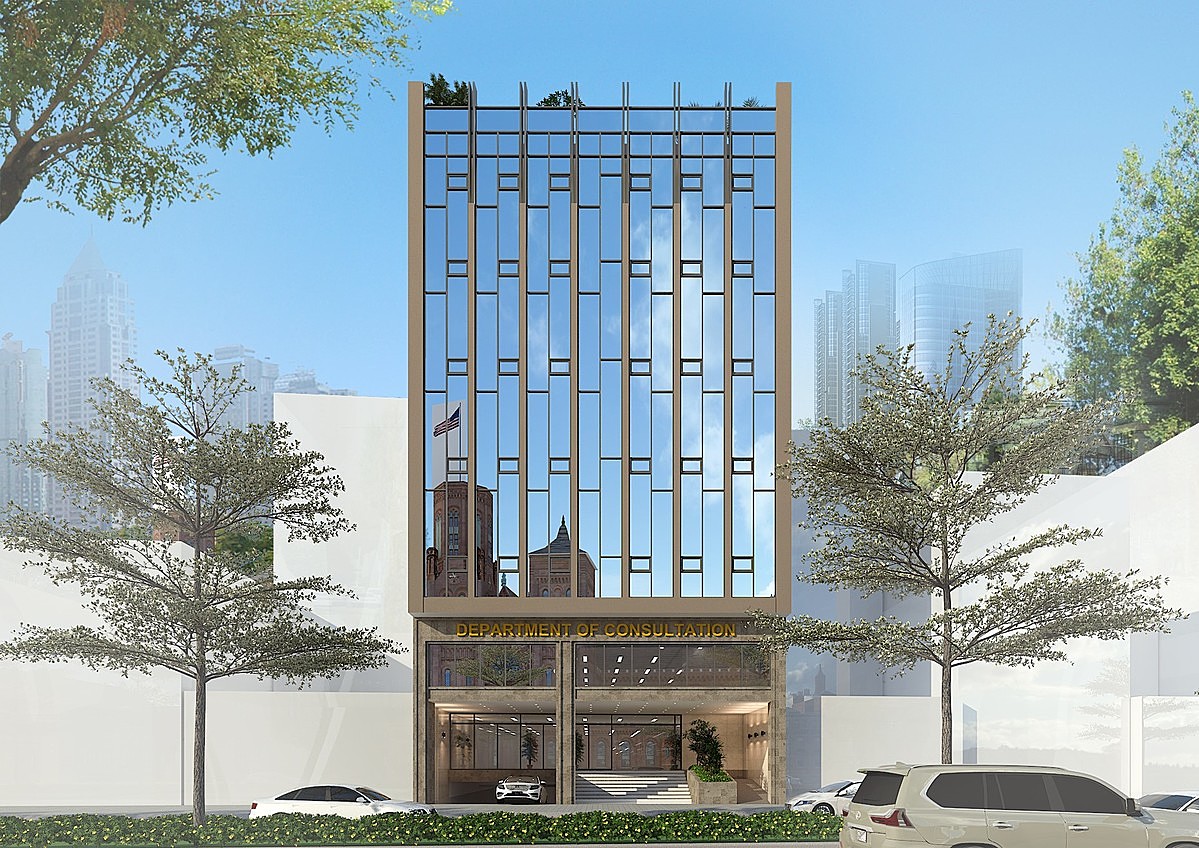 Phối cảnh Tổ hợp Y học cổ truyền và chăm sóc sức khỏe chất lượng cao.