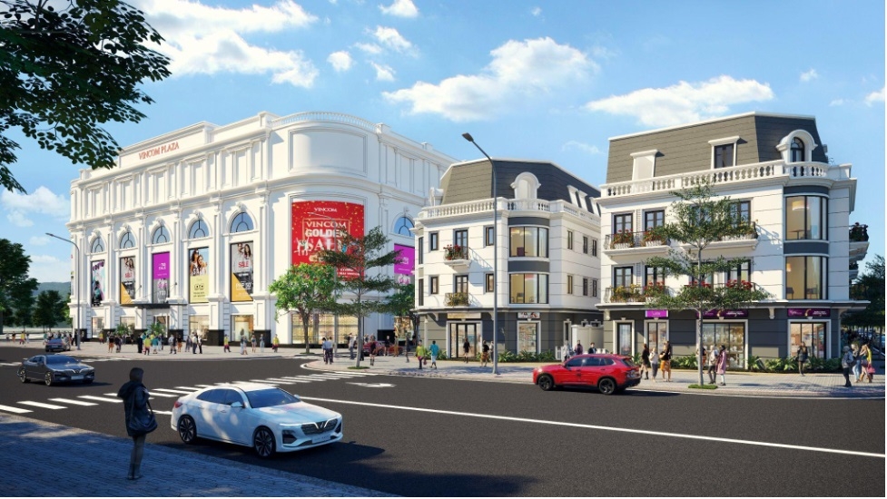 Shophouse luôn gắn liền với TTTM Vincom là ưu thế độc tôn của CĐT Vingroup trong thị trường bất động sản.