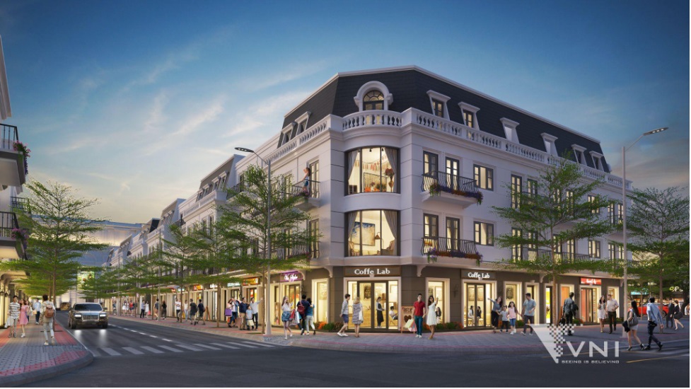 Các căn shophouse tại Vincom Shophouse Royal Park có thiết kế “2 trong 1”, mang lại giá trị kép cho nhà đầu tư.