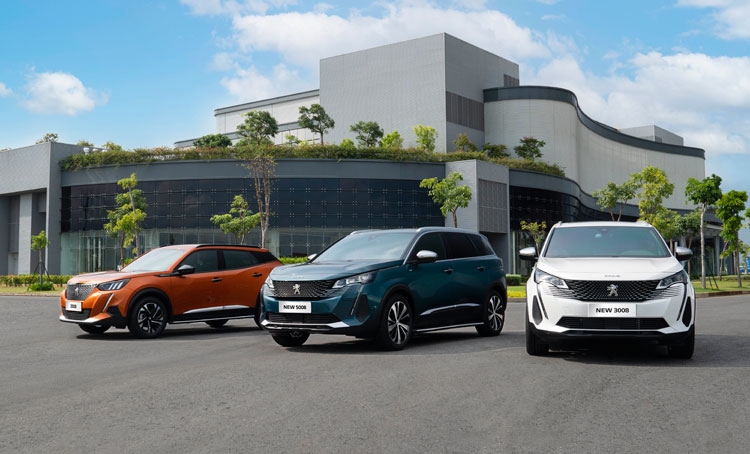 Bộ 3 SUV Peugeot thế hệ mới.