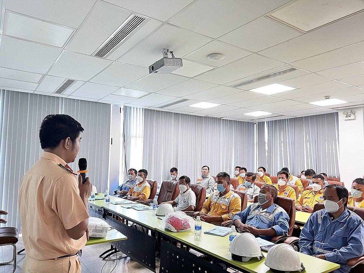 Trong Tháng An toàn sẽ diễn ra nhiều khóa tập huấn an toàn – sức khỏe – môi trường ở các đơn vị trực thuộc PV GAS.