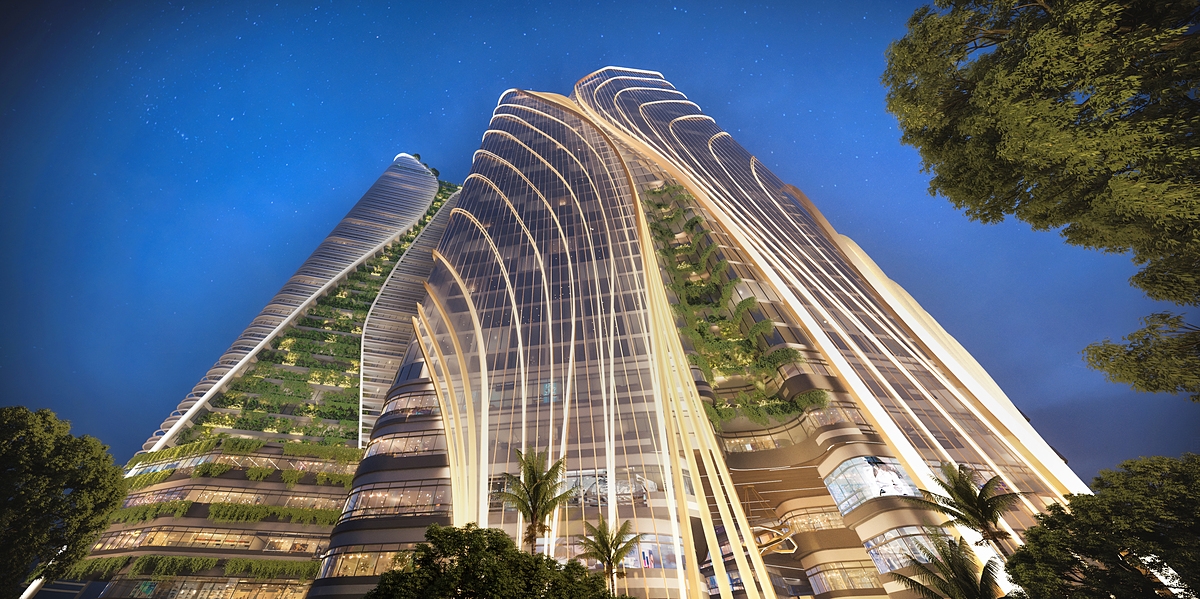 Với kiến trúc độc đáo, công trình là nơi thu hút khách du lịch, các nhà đầu tư.