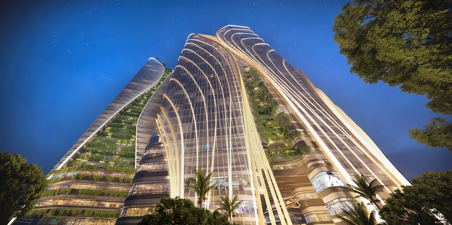 Với kiến trúc độc đáo, công trình là nơi thu hút khách du lịch, các nhà đầu tư.