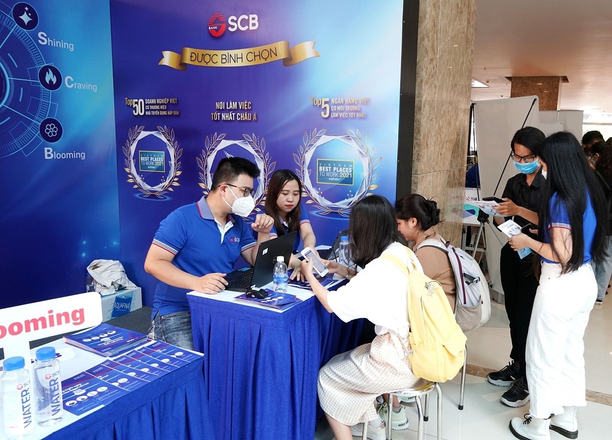 “Ngày hội tuyển dụng Ngân hàng – Chứng khoán” năm 2022.