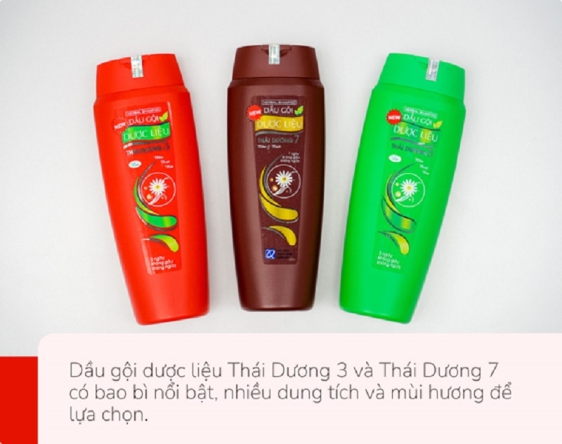 Dầu gội dược liệu Thái Dương.