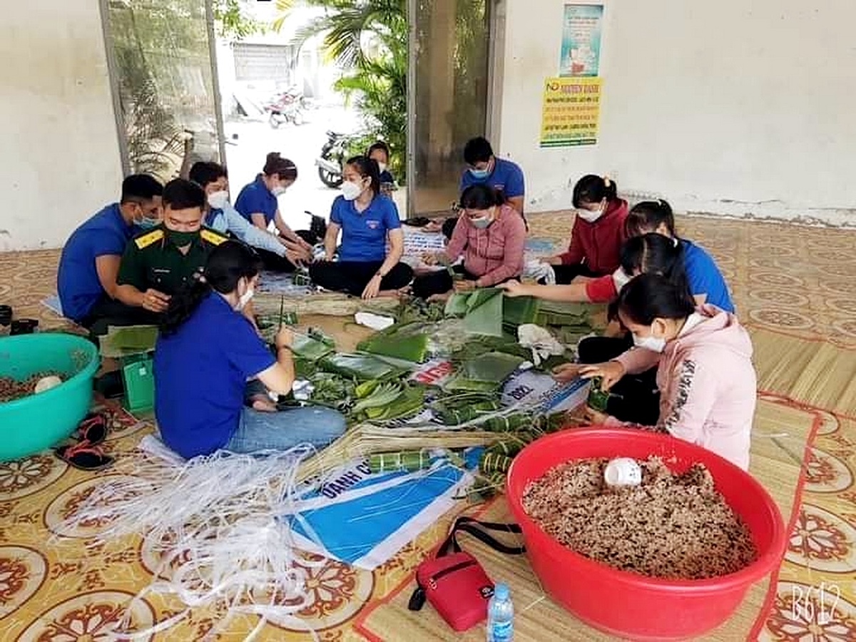 Chương trình “Nồi bánh tét Nghĩa tình” cho Tết an vui 2022.