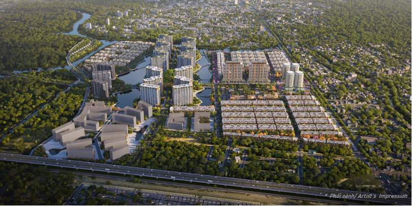 Phối cảnh đại đô thị The Global City.