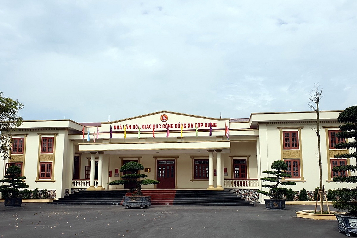 Hình ảnh công trình văn hóa mới phục vụ cộng đồng nhân dân Nam Định.