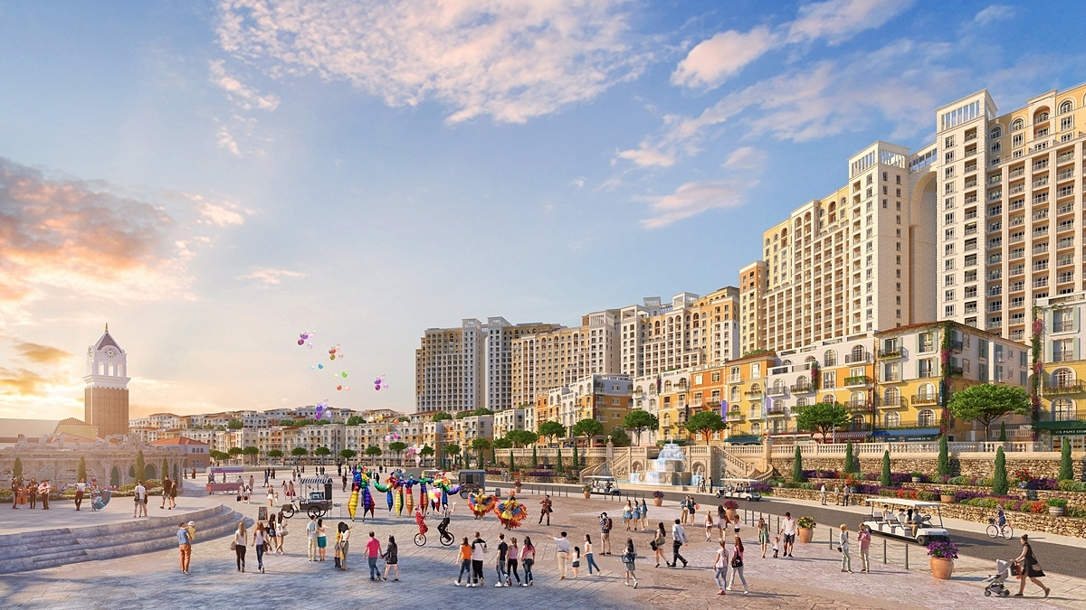 The Center dễ dàng kết nối tới các công trình biểu tượng của Thị trấn Địa Trung Hải.