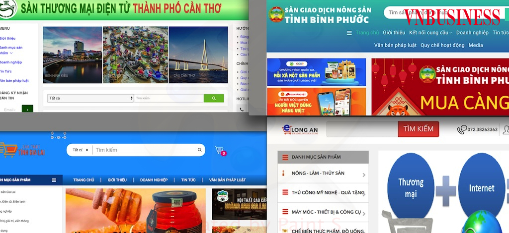 Các sàn TMĐT ở địa phương mới dừng ở mức trang thông tin điện tử cung cấp thông tin thương nhân và sản phẩm, số giao dịch chưa cao như mong đợi.