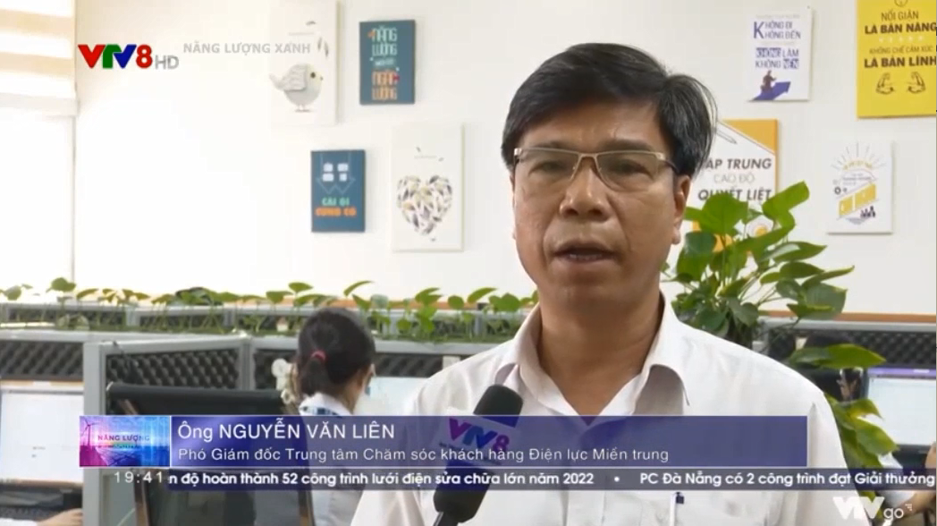 Ông Nguyễn Văn Liên – Phó Giám đốc Trung tâm Chăm sóc khách hàng Điện lực Miền trung.