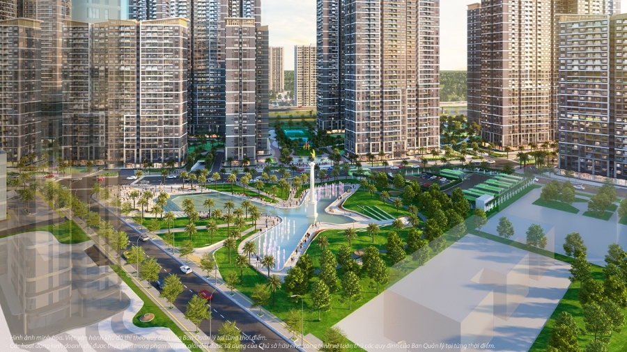 Quảng trường trung tâm Golden Eagle – Tâm điểm của dự án The Beverly Solari.