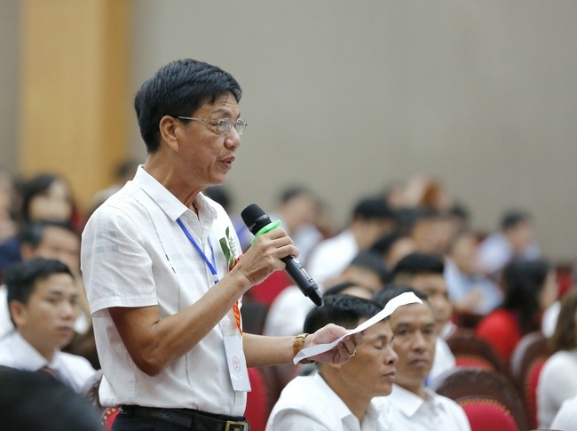 Nông dân Nguyễn Văn Thanh đến từ xã Vạn Thái (huyện Ứng Hòa, Hà Nội)