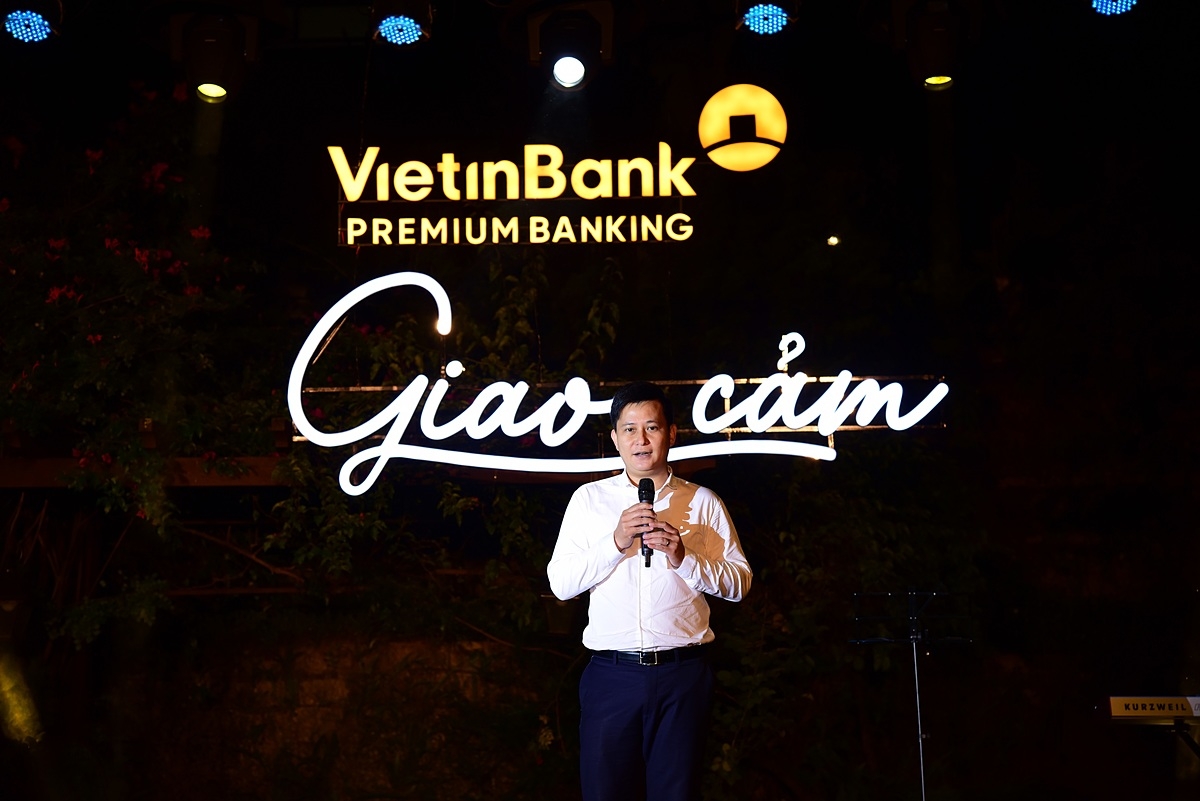 Đại diện VietinBank phát biểu khai mạc Hội nghị KHƯT.