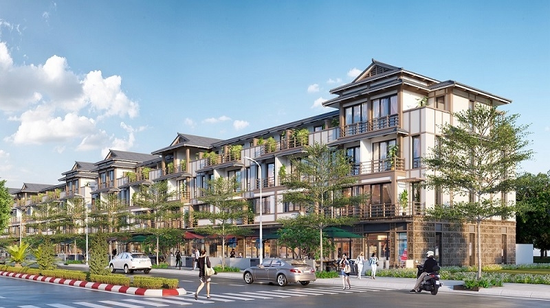 Shophouse phố Đông vừa là nơi kinh doanh hiệu quả, vừa như một tác phẩm nghệ thuật nơi vùng đất giàu bản sắc Long An.