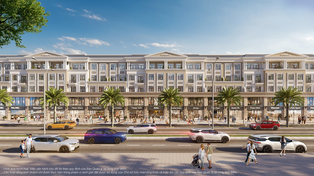 Tọa lạc tại vị trí đắt giá phố thương mại Broadway đem lại giá trị đầu tư sinh lời lớn.