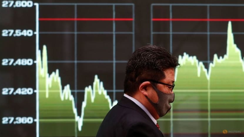 Biểu đồ hiển thị các biến động trung bình của chỉ số Nikkei.