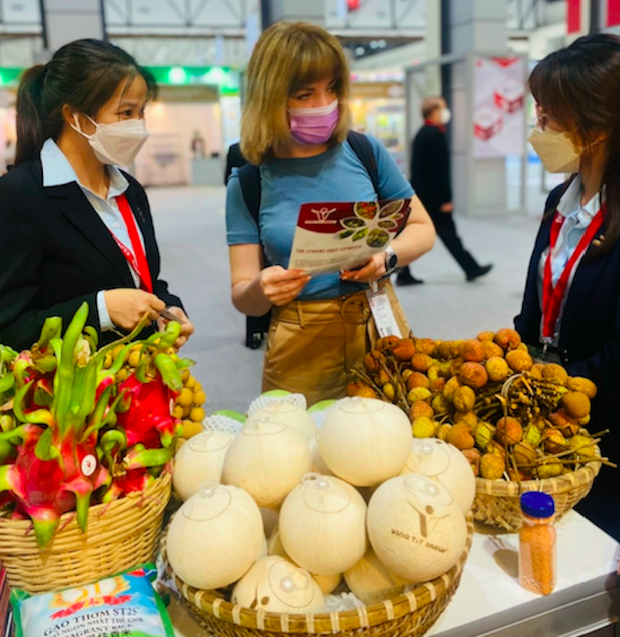 Trái cây Việt Nam được quảng bá tới các nhà nhập khẩu quốc tế.