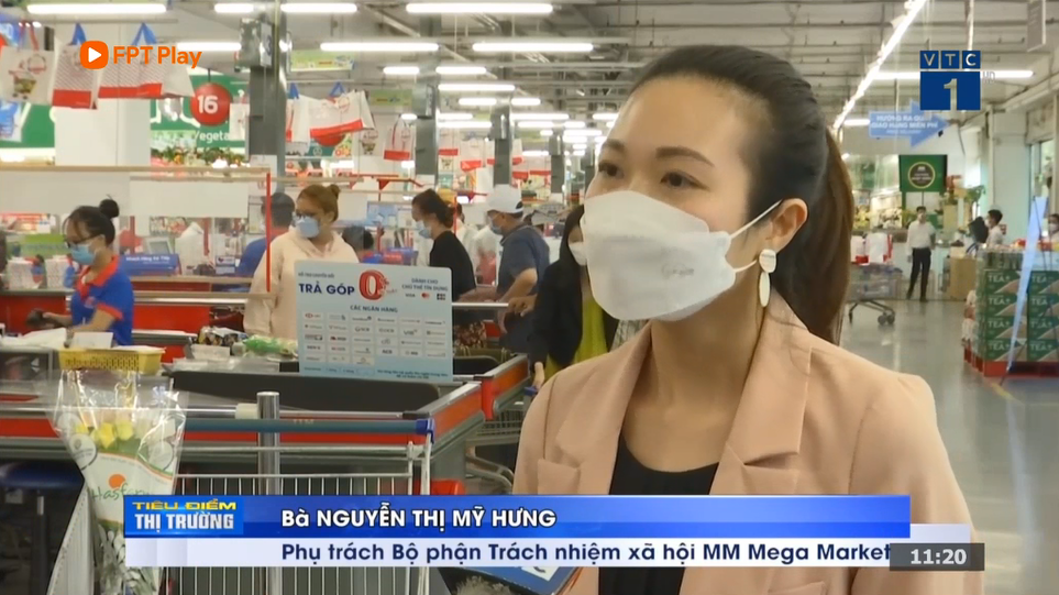 Bà Nguyễn Thị Mỹ Hưng – Phụ trách Bộ phận Trách nhiệm xã hội MM Mega Market.