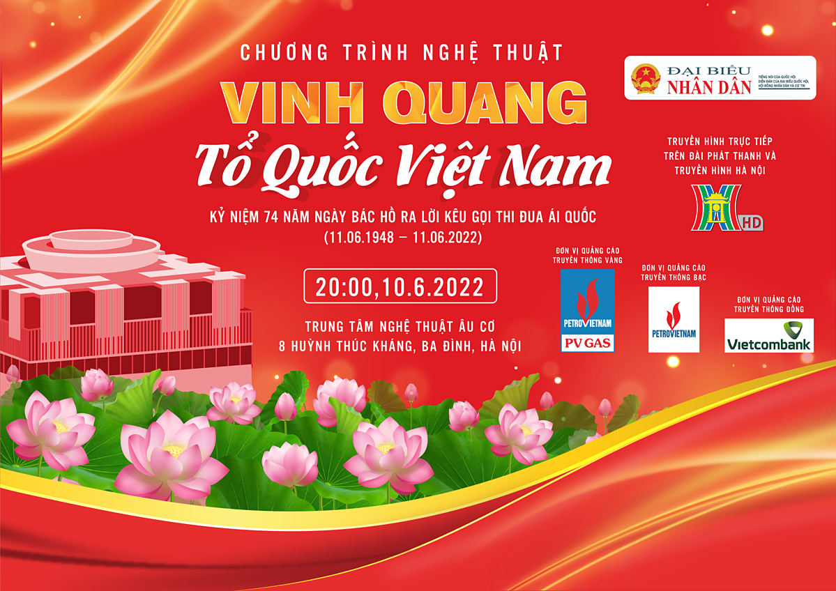 Chương trình nghệ thuật Vinh quang Tổ quốc Việt Nam.