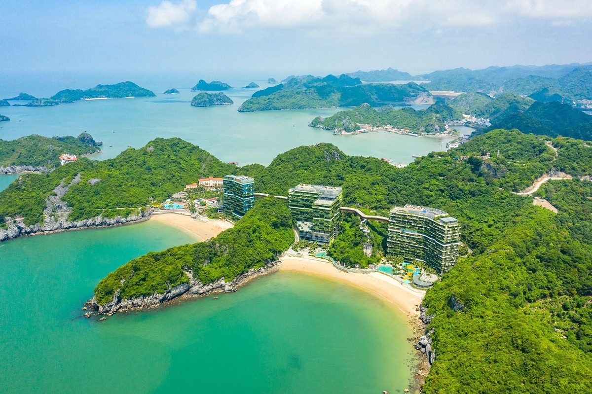 Một “chốn thiên đường riêng” bên vịnh Lan Hạ xinh đẹp.