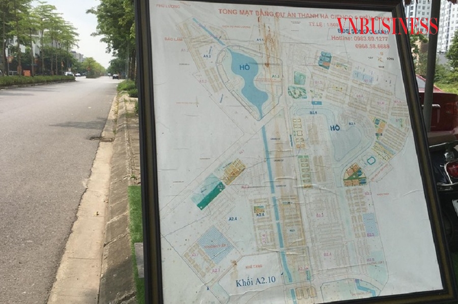 Tổng mặt bằng dự án.