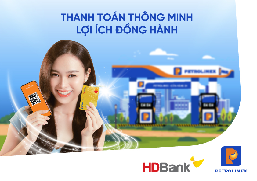 Hưởng ứng “Ngày không tiền mặt”, HDBank và Petrolimex phát hành siêu thẻ đồng thương hiệu 4 trong 1.