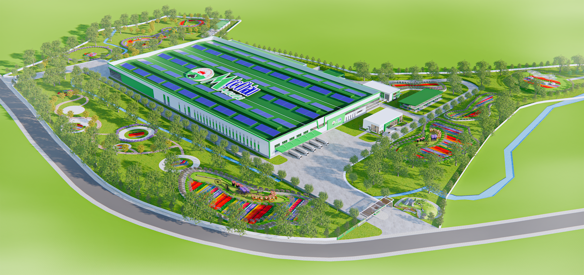 Nhà máy được thiết kế mô hình kiến trúc xanh phù hợp với cảnh quan thiên nhiên Mộc Châu; ứng dụng công nghệ 4.0 toàn diện trong hệ thống quản lý và vận hành với các tiêu chuẩn quốc tế. Nhà máy cũng sẽ được đầu tư những công nghệ ưu việt giúp bảo vệ môi trường sinh thái, tiết kiệm tài nguyên, đảm bảo các chỉ tiêu về phát triển bền vững.