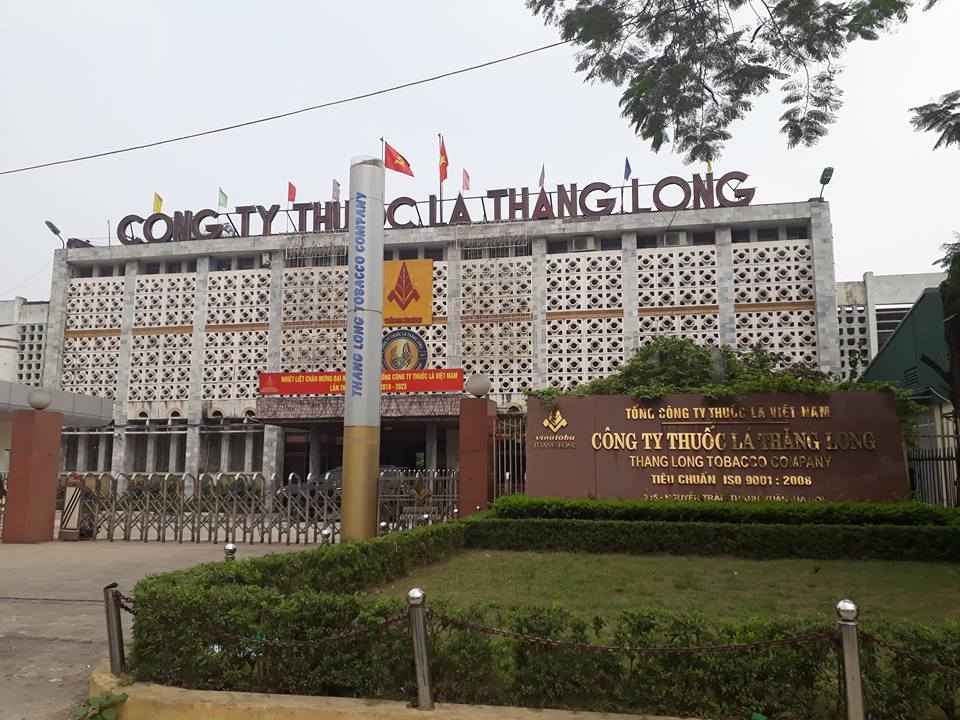 Công ty TNHH MTV Thuốc lá Thăng Long là một trong số những cơ sở nằm trong danh mục di dời.