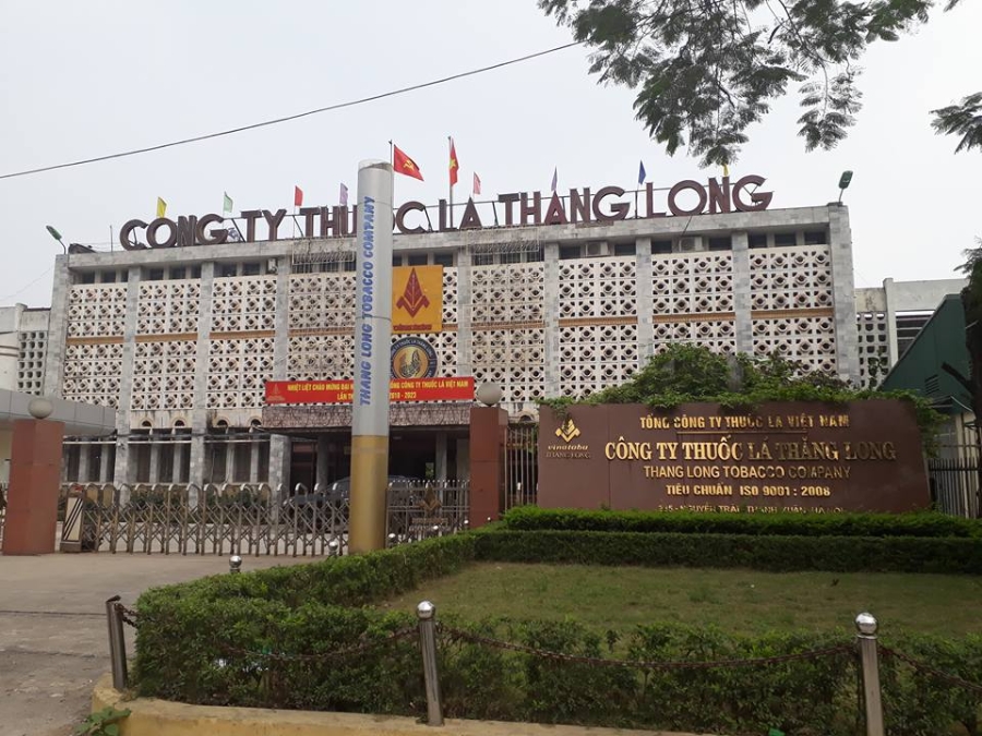 Công ty TNHH MTV Thuốc lá Thăng Long là một trong số những cơ sở nằm trong danh mục di dời.