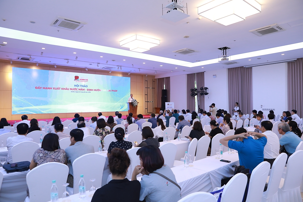 Hội thảo “Đẩy mạnh xuất khẩu nước mắm_ Định hướng và Giải pháp”.