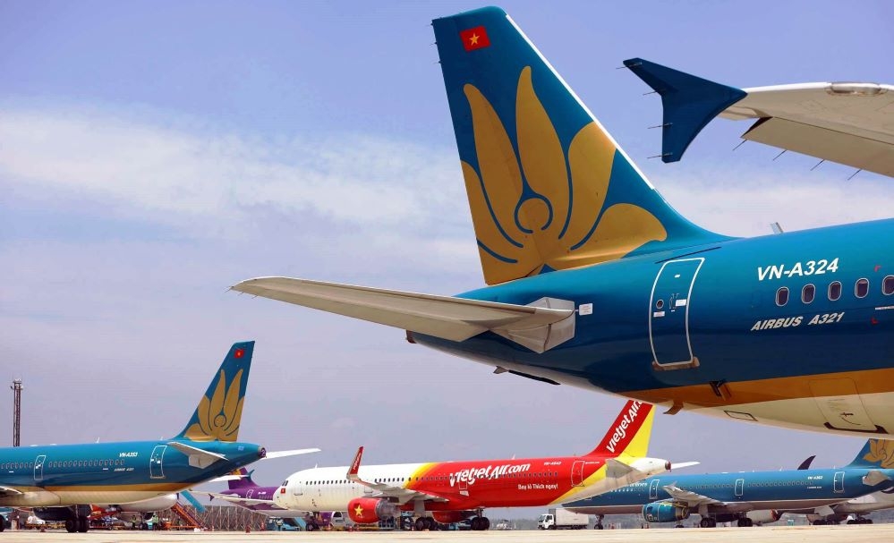 Vietjet có tỷ lệ số chuyến bay cất cánh chậm giờ cao nhất với 2.885 chuyến, chiếm 24% tổng số chuyến bay của hãng trong tháng 6; Vietnam Airlines có 2.230 chuyến chậm giờ, chiếm 20,1%... (Ảnh: Int)