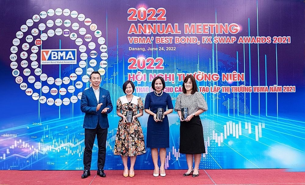 SCB nhận danh hiệu top 3 “nhà tạo lập thị trường giao dịch repo nhiều nhất năm 2021”.