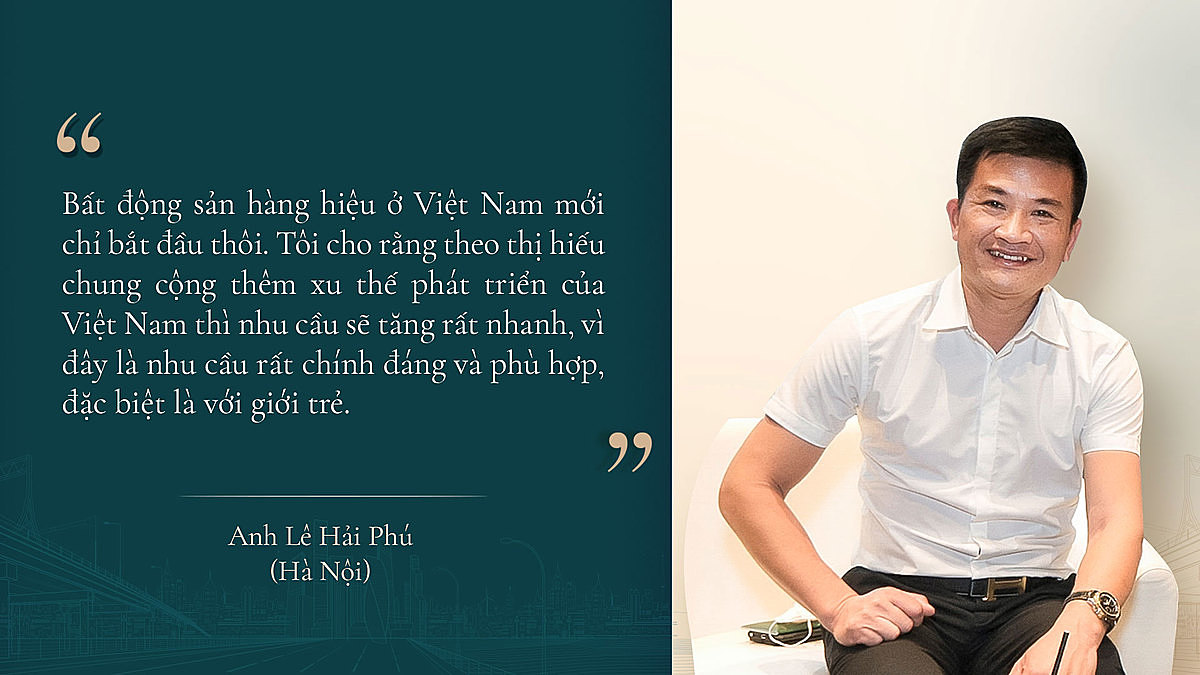 Anh Lê Hải Phú (Hà Nội) đánh giá cao tiềm năng của Grand Marina, Saigon.