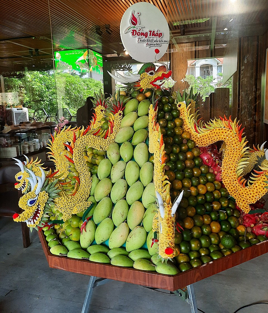 Nông sản tươi đặc trưng của Đồng Tháp đã có mặt tại Hà Nội.