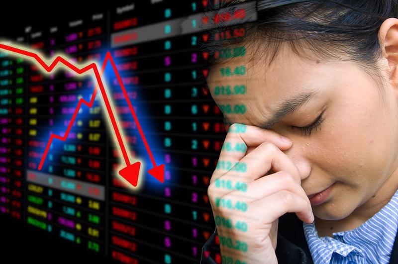 Thị trường liên tục đi xuống khiến tâm lý nhà đầu tư trở nên e dè trong việc xuống tiền (Ảnh: Int)
