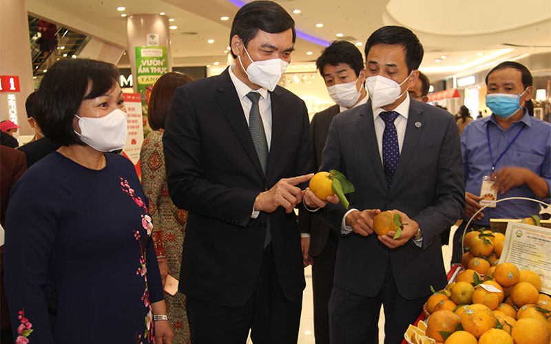 Tiếp cận các hệ thống phân phối là cách giúp nông sản của Hà Nội tăng cơ hội xuất khẩu.