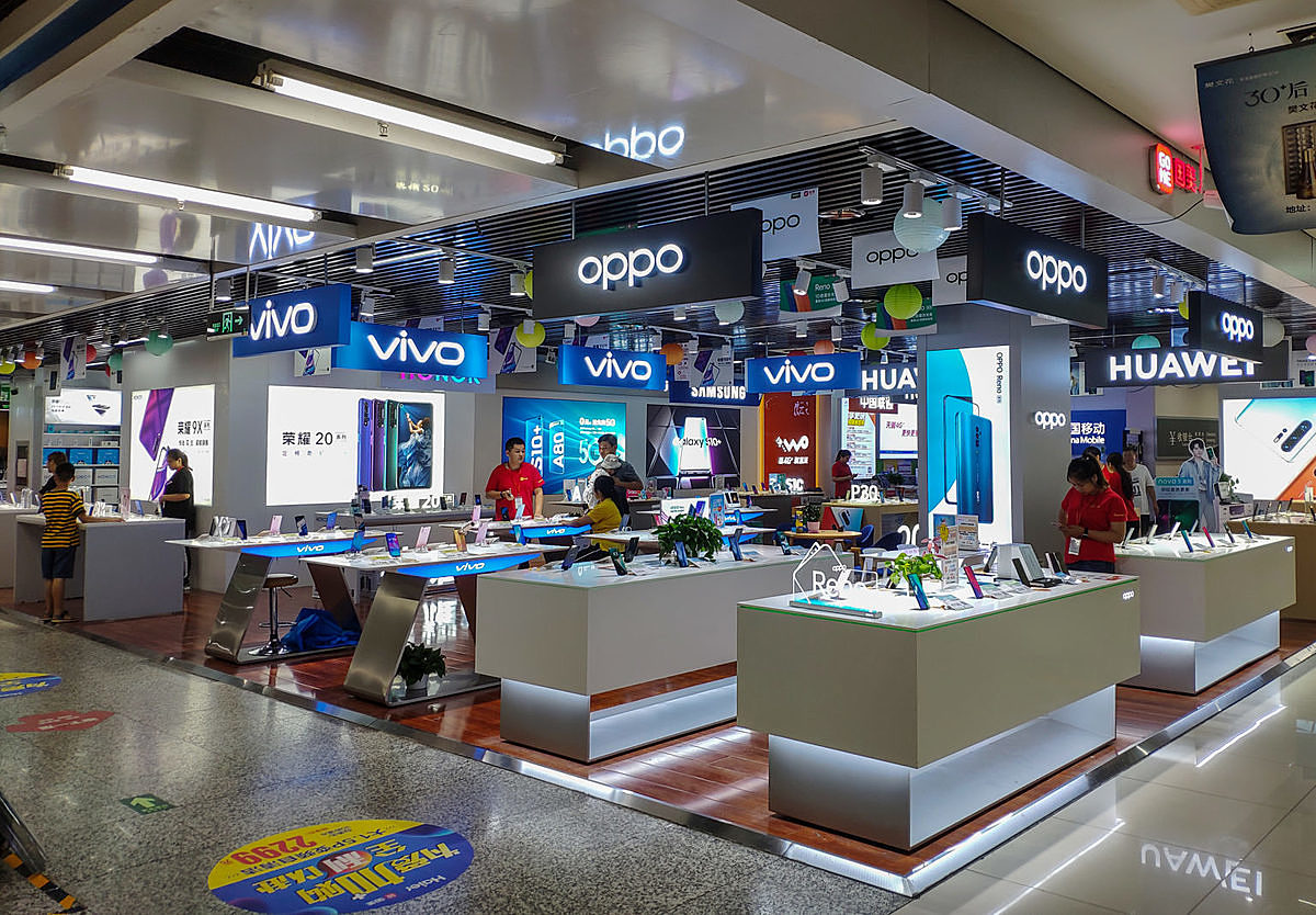 Một cửa hàng của Oppo.