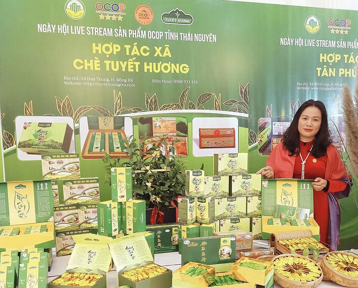 Chị Trần Thị Tuyết, Chủ tịch HĐQT kiêm Giám đốc HTX Tuyết Hương (Thái Nguyên) là một trong những học viên đã tham gia Chương trình đào tạo thí điểm nghề Giám đốc HTX.