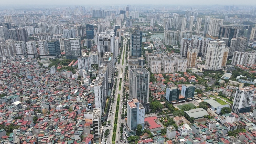 Toàn cảnh tuyến đường Lê Văn Lương - Tố Hữu