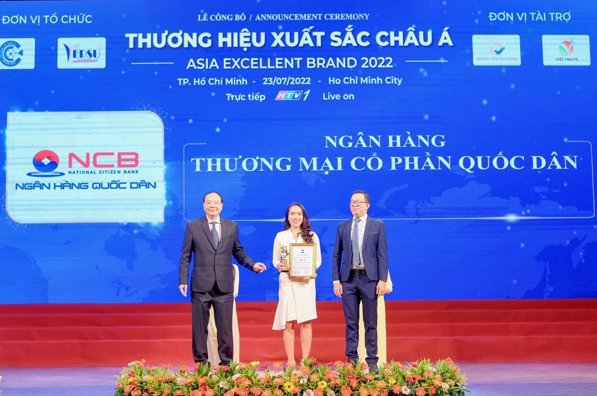 NCB lọt Top 10 Thương hiệu xuất sắc Châu Á.