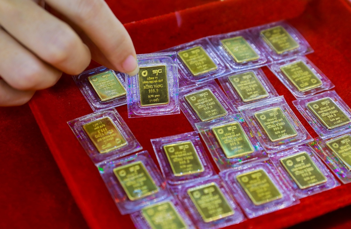 Giá vàng trong nước điều chỉnh tăng đến 500.000 đồng/lượng sau phiên giảm mạnh trước đó.